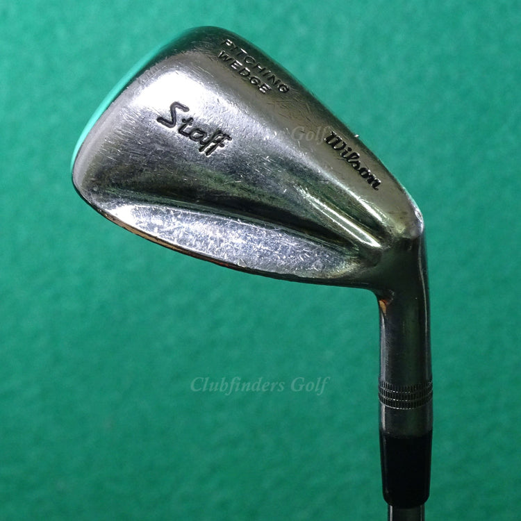 VINTAGE Wilson Staff 1976 Forged PW Pitching Wedge Dynamic Gold Steel Stiff