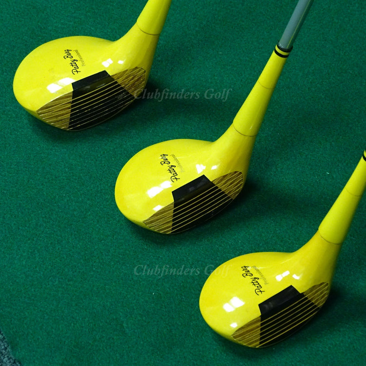 VINTAGE Lady Wilson Patty Berg Professional 1, 3 & 5 Woods, 3-PW & Putter w/ Bag